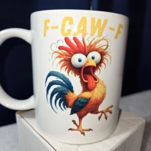 F-CAW-F  Message 12 0z  Coffee Mug - Funny Humor Office Gift Idea